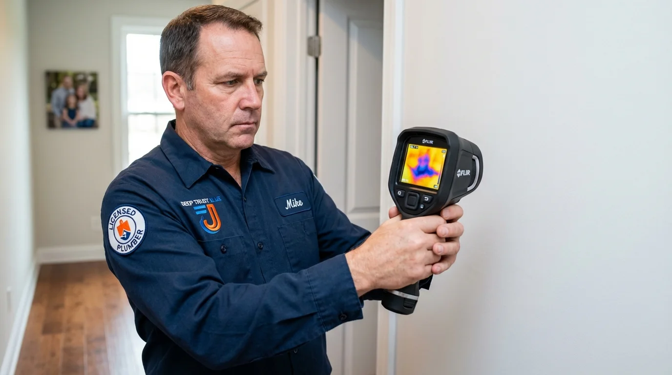 Thermal imaging leak detection by Johns Plumbing LLC in Lineville